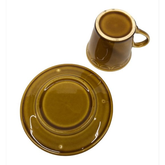 Homer Laughlin Castilian By Coventry Dinnerware Cup & Saucer made in USA - Picture 3 of 4